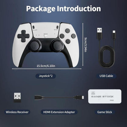 Upgraded Retro Game Stick with 20,000+ Games, 4K Wireless HDMI Output, Plug and Play, Support Including 20+ Emulators Console Communication Cable Multicolor Springtok