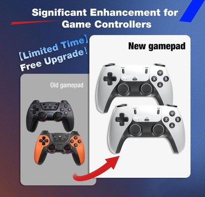 Upgraded Retro Game Stick with 20,000+ Games, 4K Wireless HDMI Output, Plug and Play, Support Including 20+ Emulators Console Communication Cable Multicolor Springtok